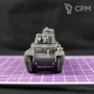 Описание картинки Немецкий легкий танк Pz.35(t) / масштаб 1:56 / 28мм от DModels по цене 850руб | Свободный Рынок Миниатюр - СРМ
