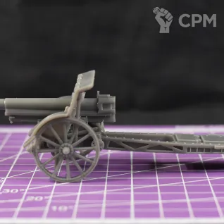Описание картинки Тяжелое полевое орудие Cannone da 104/32 / масштаб 1:56 / 28мм от DModels по цене 490руб | Свободный Рынок Миниатюр - СРМ