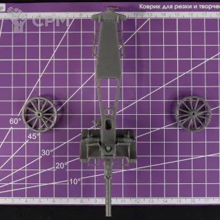 Описание картинки Тяжелое полевое орудие Cannone da 104/32 / масштаб 1:56 / 28мм от DModels по цене 490руб | Свободный Рынок Миниатюр - СРМ