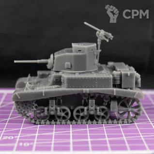 Описание картинки Британский легкий танк M3 Stuart "Honey" / масштаб 1:56 / 28мм от DModels по цене 840руб | Свободный Рынок Миниатюр - СРМ