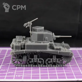 Описание картинки Британский легкий танк M3 Stuart "Honey" / масштаб 1:56 / 28мм от DModels по цене 840руб | Свободный Рынок Миниатюр - СРМ