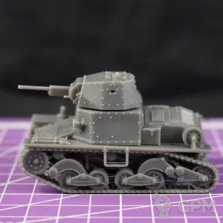 Описание картинки Итальянский легкий танк Fiat L6/40 / масштаб 1:56 / 28мм от DModels по цене 800руб | Свободный Рынок Миниатюр - СРМ