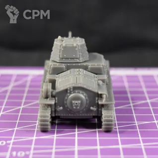 Описание картинки Итальянский легкий танк Fiat L6/40 / масштаб 1:56 / 28мм от DModels по цене 800руб | Свободный Рынок Миниатюр - СРМ