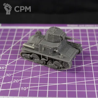 Описание картинки Итальянский легкий танк Fiat L6/40 / масштаб 1:56 / 28мм от DModels по цене 800руб | Свободный Рынок Миниатюр - СРМ