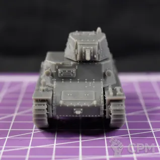 Описание картинки Итальянский легкий танк Fiat L6/40 / масштаб 1:56 / 28мм от DModels по цене 800руб | Свободный Рынок Миниатюр - СРМ
