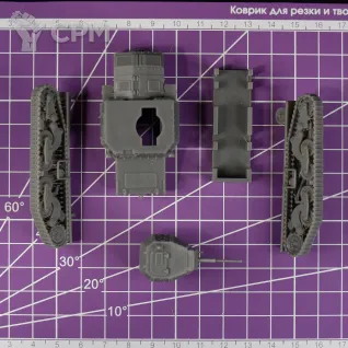 Описание картинки Итальянский легкий танк Fiat L6/40 / масштаб 1:56 / 28мм от DModels по цене 800руб | Свободный Рынок Миниатюр - СРМ