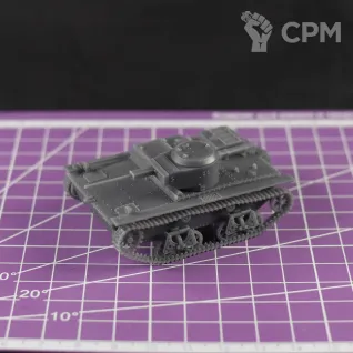 Описание картинки Советский плавающий танк Т-38 с пушкой ШВАК-Т / масштаб 1:56/ 28мм от DModels по цене 650руб | Свободный Рынок Миниатюр - СРМ