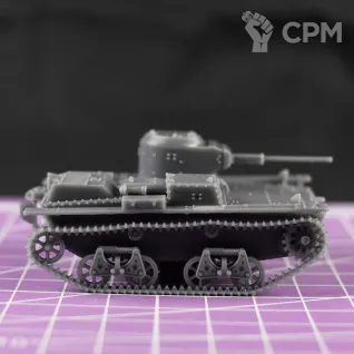 Описание картинки Советский плавающий танк Т-38 с пушкой ШВАК-Т / масштаб 1:56/ 28мм от DModels по цене 650руб | Свободный Рынок Миниатюр - СРМ
