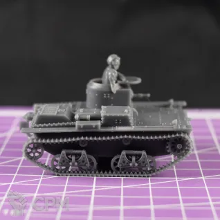 Описание картинки Советский плавающий танк Т-38 с миниатюрой командира / масштаб 1:56/ 28мм от DModels по цене 660руб | Свободный Рынок Миниатюр - СРМ