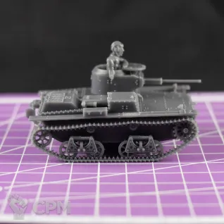 Описание картинки Советский плавающий танк Т-38 с пушкой ШВАК-Т и миниатюрой командира / масштаб 1:56/ 28мм от DModels по цене 660руб | Свободный Рынок Миниатюр - СРМ