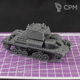 Описание картинки Британский крейсерский танк A9 / масштаб 1:56 / 28мм от DModels по цене 850руб | Свободный Рынок Миниатюр - СРМ