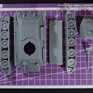 Описание картинки Экранированный советский средний танк Т-34-76 / масштаб 1:56/ 28 мм от DModels по цене 1 500руб | Свободный Рынок Миниатюр - СРМ