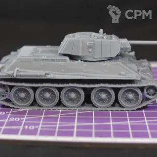 Описание картинки Экранированный советский средний танк Т-34-76 / масштаб 1:56/ 28 мм от DModels по цене 1 500руб | Свободный Рынок Миниатюр - СРМ
