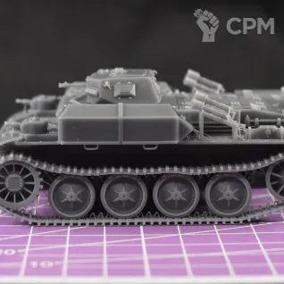 Описание картинки Немецкий огнементый танк Pz.Kpfw.II(F) "Фламинго" / масштаб 1:56 / 28мм от DModels по цене 760руб | Свободный Рынок Миниатюр - СРМ