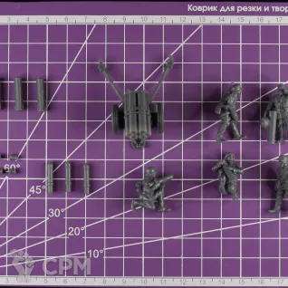 Описание картинки Немецкая РСЗО Nebelwerfer с расчетом / масштаб 1:56 / 28мм от DModels по цене 480руб | Свободный Рынок Миниатюр - СРМ