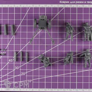 Описание картинки Немецкая РСЗО Nebelwerfer с расчетом / масштаб 1:56 / 28мм от DModels по цене 480руб | Свободный Рынок Миниатюр - СРМ