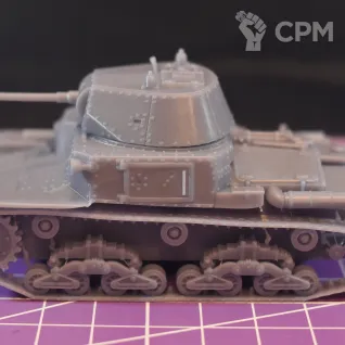 Описание картинки Итальянский средний танк Carro armato M13/40 / масштаб 1:56/ 28 мм от DModels по цене 1 440руб | Свободный Рынок Миниатюр - СРМ