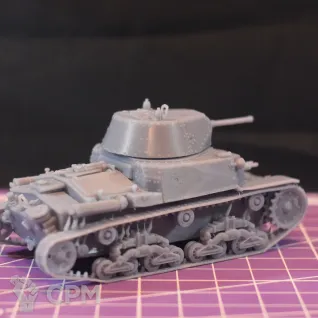 Описание картинки Итальянский средний танк Carro armato M13/40 / масштаб 1:56/ 28 мм от DModels по цене 1 440руб | Свободный Рынок Миниатюр - СРМ