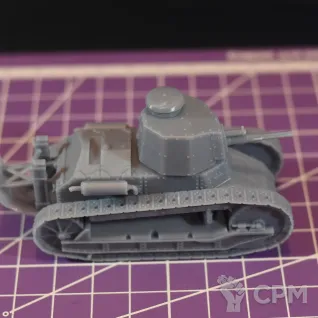 Описание картинки Итальянский легкий танк Fiat 3000 / масштаб 1:56 / 28мм от DModels по цене 630руб | Свободный Рынок Миниатюр - СРМ