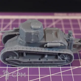 Описание картинки Итальянский легкий танк Fiat 3000 / масштаб 1:56 / 28мм от DModels по цене 630руб | Свободный Рынок Миниатюр - СРМ
