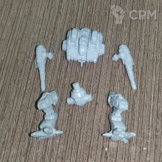 Описание картинки Penetrator PTR-4D (75 тонн) от Dwarf Pirate Foundry по цене 450руб | Свободный Рынок Миниатюр - СРМ