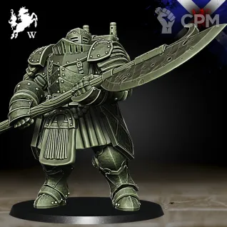 Описание картинки Highlanders - Heavy Soldier with Lochaber Axe - Trench Crusade от Critical Print по цене 460руб | Свободный Рынок Миниатюр - СРМ