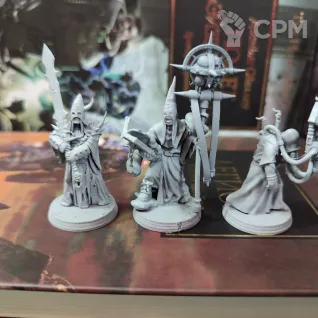 Описание картинки +Corrupted Guard Fanatics + Культисты от WastelandMiniatures по цене 820руб | Свободный Рынок Миниатюр - СРМ