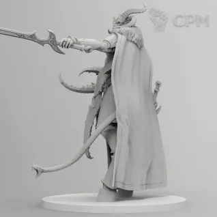 Описание картинки Keeper of secrets Pointing от 3Д печать миниатюр по цене 2 000руб | Свободный Рынок Миниатюр - СРМ