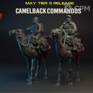 Описание картинки Camelback Commandos от Manufactorum76 по цене 500руб | Свободный Рынок Миниатюр - СРМ
