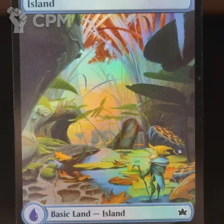 Описание картинки Island (BLB Full Art Foil) от Барахолка Баллиоза по цене 250руб | Свободный Рынок Миниатюр - СРМ