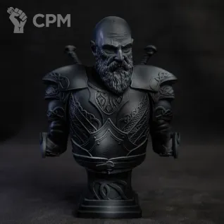Описание картинки Кратос (God Of War) от Dark Craft Hobby по цене 3 000руб | Свободный Рынок Миниатюр - СРМ