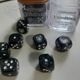 Описание картинки Cirith Ungol Dice set от Hierohpant по цене 10 000руб | Свободный Рынок Миниатюр - СРМ