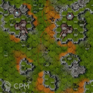 Описание картинки Derelict Stronghold Set от Dwarf Pirate Foundry по цене 1 400руб | Свободный Рынок Миниатюр - СРМ