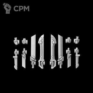 Описание картинки Weapons FULL set DW (more Left Hands) от LDBits по цене 821руб | Свободный Рынок Миниатюр - СРМ