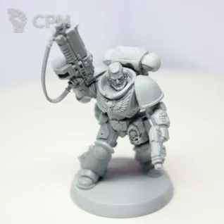 Описание картинки PRIMARIS SPACE MARINE LIEUTENANT WITH AUTO BOLT от Mechanic по цене 350руб | Свободный Рынок Миниатюр - СРМ