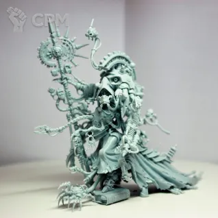 Описание картинки Archmagos Dominus Belisarius Cawl. Adeptus Mechani от Mechanic по цене 950руб | Свободный Рынок Миниатюр - СРМ