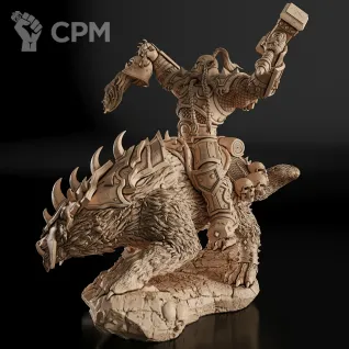 Описание картинки Orgrim On Wolf Фигурка (World of Warcraft) от GAS3TXD  по цене 6 900руб | Свободный Рынок Миниатюр - СРМ