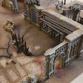 Описание картинки Ruins and Bell Tower Terrain от Nathan Holn по цене 20 000руб | Свободный Рынок Миниатюр - СРМ