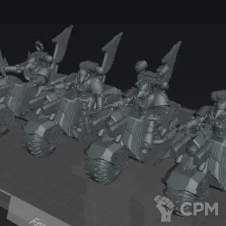 Описание картинки Ravenwing Black Knights (альт) от Knight of Light по цене 650руб | Свободный Рынок Миниатюр - СРМ