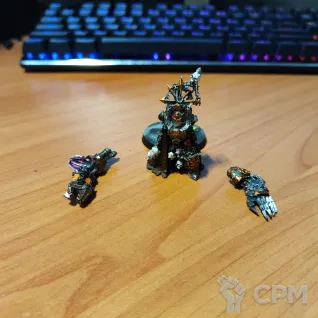 Описание картинки Chaos Lord in Terminator Armour от Сергиев Илья по цене 4 000руб | Свободный Рынок Миниатюр - СРМ