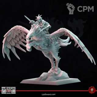 Описание картинки empire mage on pegas от Daniilfedyakov по цене 800руб | Свободный Рынок Миниатюр - СРМ