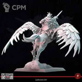 Описание картинки empire mage on pegas от Daniilfedyakov по цене 800руб | Свободный Рынок Миниатюр - СРМ