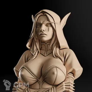 Описание картинки Sylvanas Бюст Futa (World of Warcraft) от GAS3TXD  по цене 2 700руб | Свободный Рынок Миниатюр - СРМ