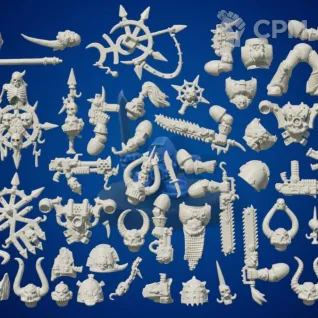 Описание картинки Chaos Space Marines (old) от Хижина Мопса по цене 1 200руб | Свободный Рынок Миниатюр - СРМ