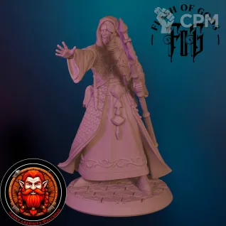Описание картинки Человек чародей от Falgrim's_shop по цене 420руб | Свободный Рынок Миниатюр - СРМ