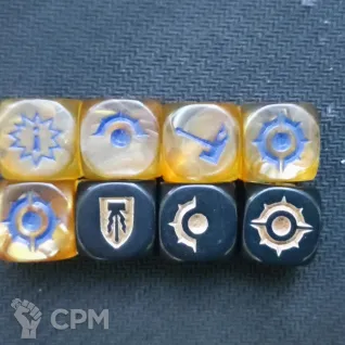 Описание картинки Stormsire's Cursebreakers Dice Pack от Tenzen по цене 1 400руб | Свободный Рынок Миниатюр - СРМ