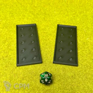 Описание картинки Movements tray для баз 20мм 5х2 (2шт) от Миниатюры и фигурки по цене 90руб | Свободный Рынок Миниатюр - СРМ