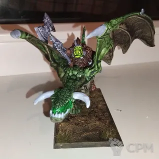Описание картинки Warhammer old world орк на виверне от User37833 по цене 2 000руб | Свободный Рынок Миниатюр - СРМ