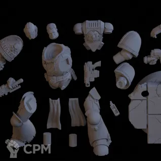 Описание картинки Leutenant Titus / Лейтенант Тит  / Warhammer 40k Адептус Астартес / Космодесант / Ультрама от Лавка Приключенца по цене 1 949руб | Свободный Рынок Миниатюр - СРМ