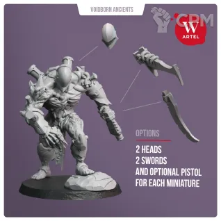 Описание картинки Flesh Golems of Voidborn Ancients от Артель W по цене 2 400руб | Свободный Рынок Миниатюр - СРМ